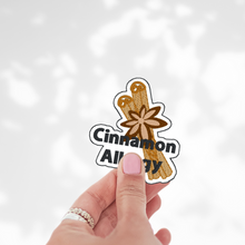 Load image into Gallery viewer, Cinnamon Allergy Awareness Sticker – 2.5" Medical Alert Decal - Set of 12
