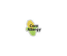 Load image into Gallery viewer, Corn Allergy Awareness Sticker – 2.5" Medical Alert Decal - Set of 12