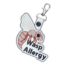 Load image into Gallery viewer, Wasp Allergy Bag Tag
