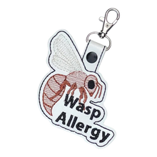 Load image into Gallery viewer, Wasp Allergy Bag Tag
