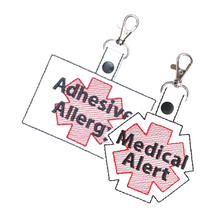 Load image into Gallery viewer, Allergy Alert Bag Tag, Versatile Allergy Keychain, Durable Medical Alert Accessory
