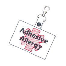Load image into Gallery viewer, Adhesive Allergy Bag Tag