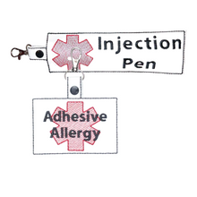 Load image into Gallery viewer, Adhesive Allergy Bag Tag