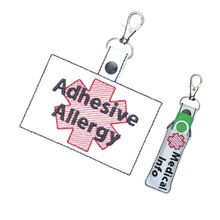 Load image into Gallery viewer, Adhesive Allergy Bag Tag