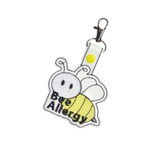 Load image into Gallery viewer, Bee Allergy Bag Tag