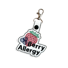 Load image into Gallery viewer, Berry Allergy Bag Tag