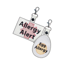 Load image into Gallery viewer, Egg Allergy Bag Tag - Boiled