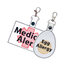Load image into Gallery viewer, Egg Allergy Bag Tag - Boiled