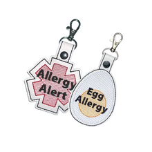 Load image into Gallery viewer, Egg Allergy Bag Tag - Boiled