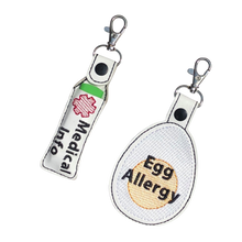 Load image into Gallery viewer, Egg Allergy Bag Tag - Boiled