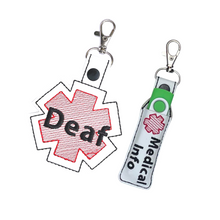 Load image into Gallery viewer, Deaf Bag Tag