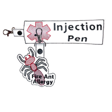 Load image into Gallery viewer, Fire Ant Allergy Bag Tag
