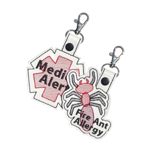Load image into Gallery viewer, Fire Ant Allergy Bag Tag