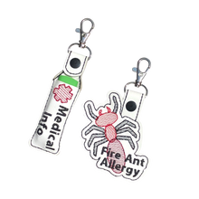 Load image into Gallery viewer, Fire Ant Allergy Bag Tag