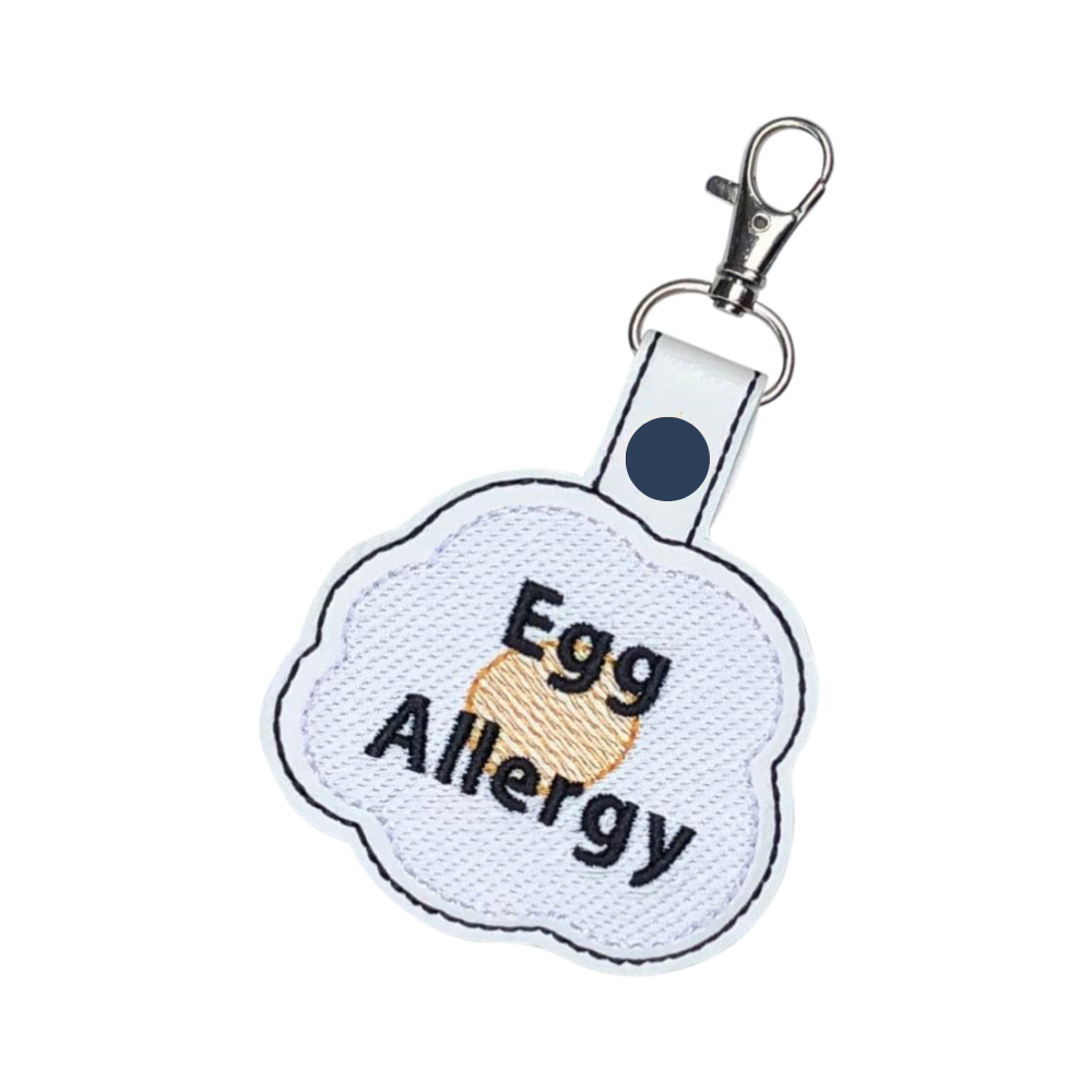 Egg Allergy Bag Tag - Fried