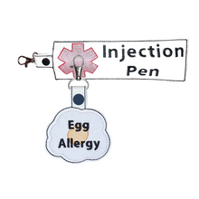 Load image into Gallery viewer, Egg Allergy Bag Tag - Fried