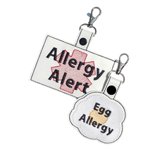 Load image into Gallery viewer, Egg Allergy Bag Tag - Fried