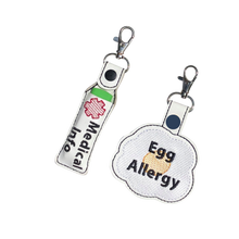 Load image into Gallery viewer, Egg Allergy Bag Tag - Fried