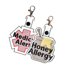 Load image into Gallery viewer, Honey Allergy Bag Tag