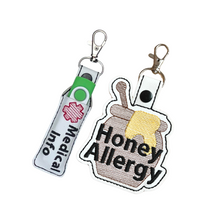 Load image into Gallery viewer, Honey Allergy Bag Tag
