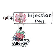 Load image into Gallery viewer, Berry Allergy Bag Tag
