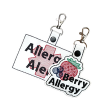 Load image into Gallery viewer, Berry Allergy Bag Tag