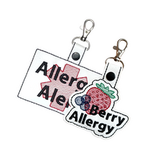 Load image into Gallery viewer, Berry Allergy Bag Tag
