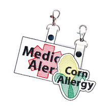 Load image into Gallery viewer, Corn Allergy Bag Tag