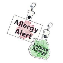 Load image into Gallery viewer, Lettuce Allergy Bag Tag
