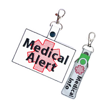 Load image into Gallery viewer, Medical Alert Bag Tag - Large