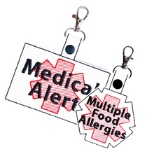 Load image into Gallery viewer, Multiple Food Allergy Bag Tag
