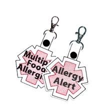 Load image into Gallery viewer, Multiple Food Allergy Bag Tag