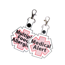 Load image into Gallery viewer, Multiple Food Allergy Bag Tag