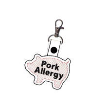 Load image into Gallery viewer, Pork Allergy Bag Tag