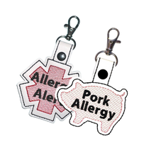 Load image into Gallery viewer, Pork Allergy Bag Tag