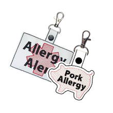 Load image into Gallery viewer, Pork Allergy Bag Tag