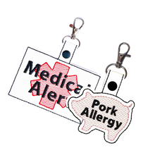 Load image into Gallery viewer, Pork Allergy Bag Tag
