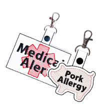 Load image into Gallery viewer, Pork Allergy Bag Tag