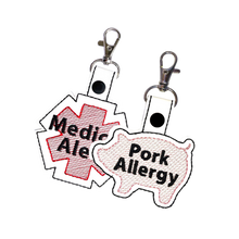 Load image into Gallery viewer, Pork Allergy Bag Tag