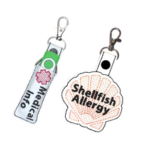 Load image into Gallery viewer, Shellfish Allergy Bag Tag