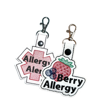 Load image into Gallery viewer, Berry Allergy Bag Tag