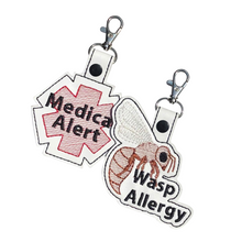 Load image into Gallery viewer, Wasp Allergy & Small Medical Alert Bundle