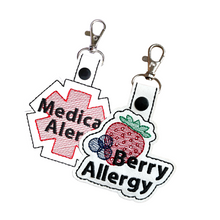 Load image into Gallery viewer, Berry Allergy Bag Tag
