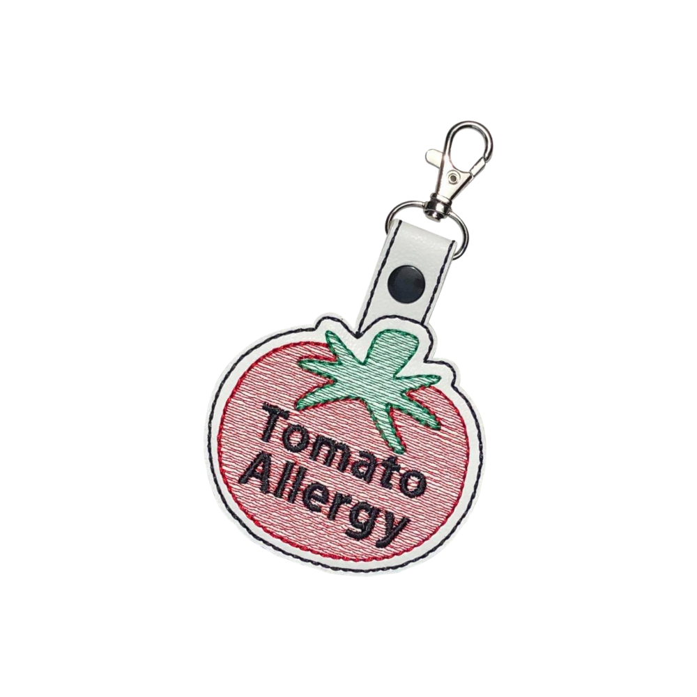 Tomato Allergy Bag Tag