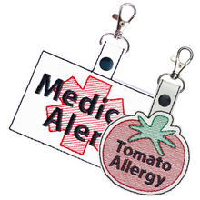 Load image into Gallery viewer, Tomato Allergy Bag Tag