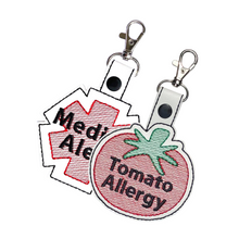 Load image into Gallery viewer, Tomato Allergy Bag Tag
