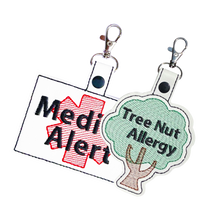 Load image into Gallery viewer, Tree Nut Allergy Bag Tag