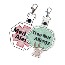 Load image into Gallery viewer, Tree Nut Allergy Bag Tag
