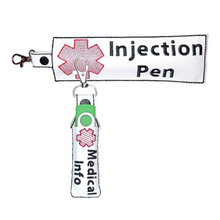 Load image into Gallery viewer, Medical Information USB Holder Bag Tag