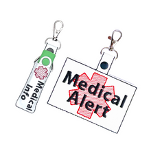 Load image into Gallery viewer, Medical Information USB Holder Bag Tag